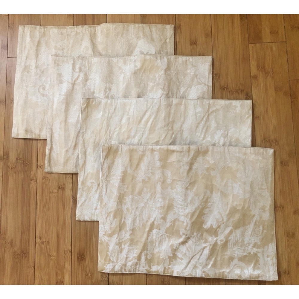 Set of 4 Gold leaf placements